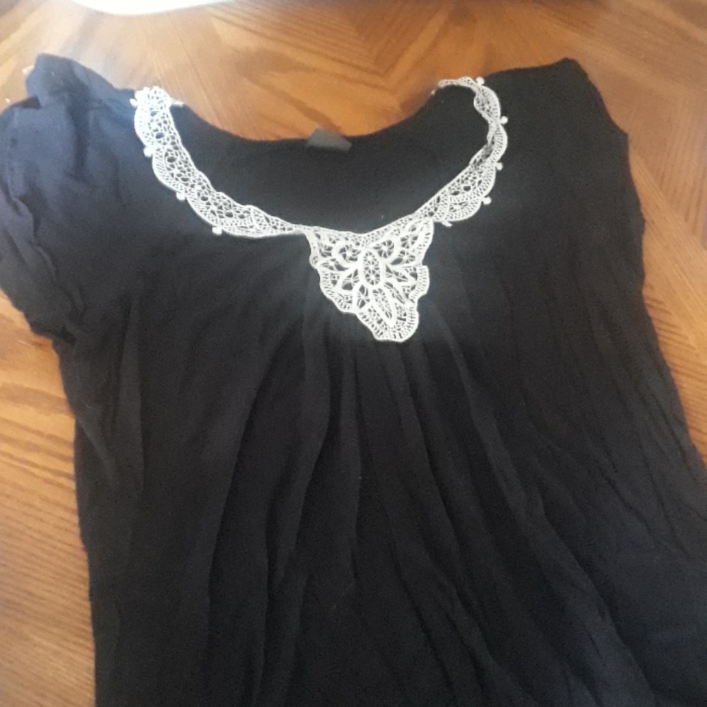 Black Lace Shirt